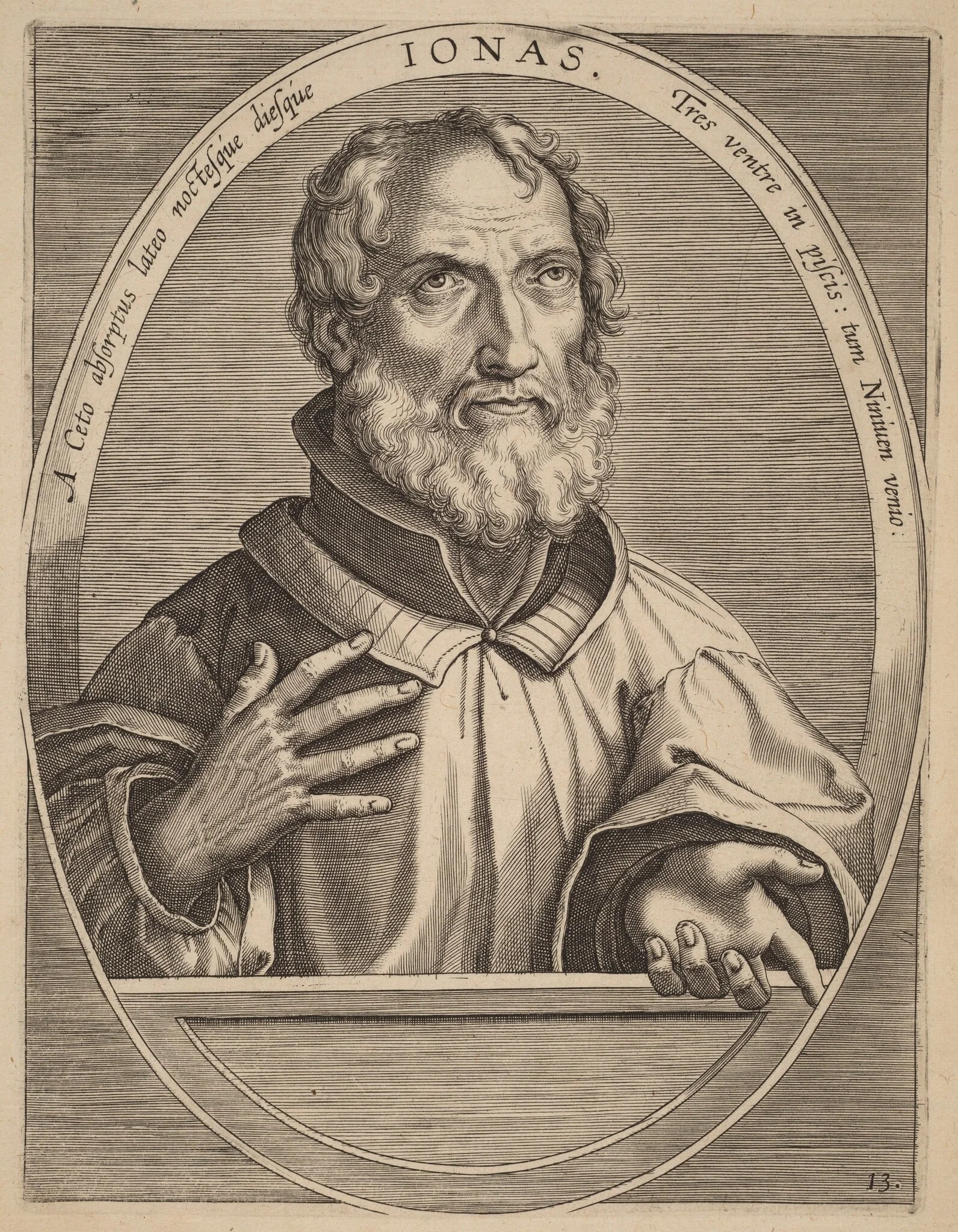 Ionas, detail