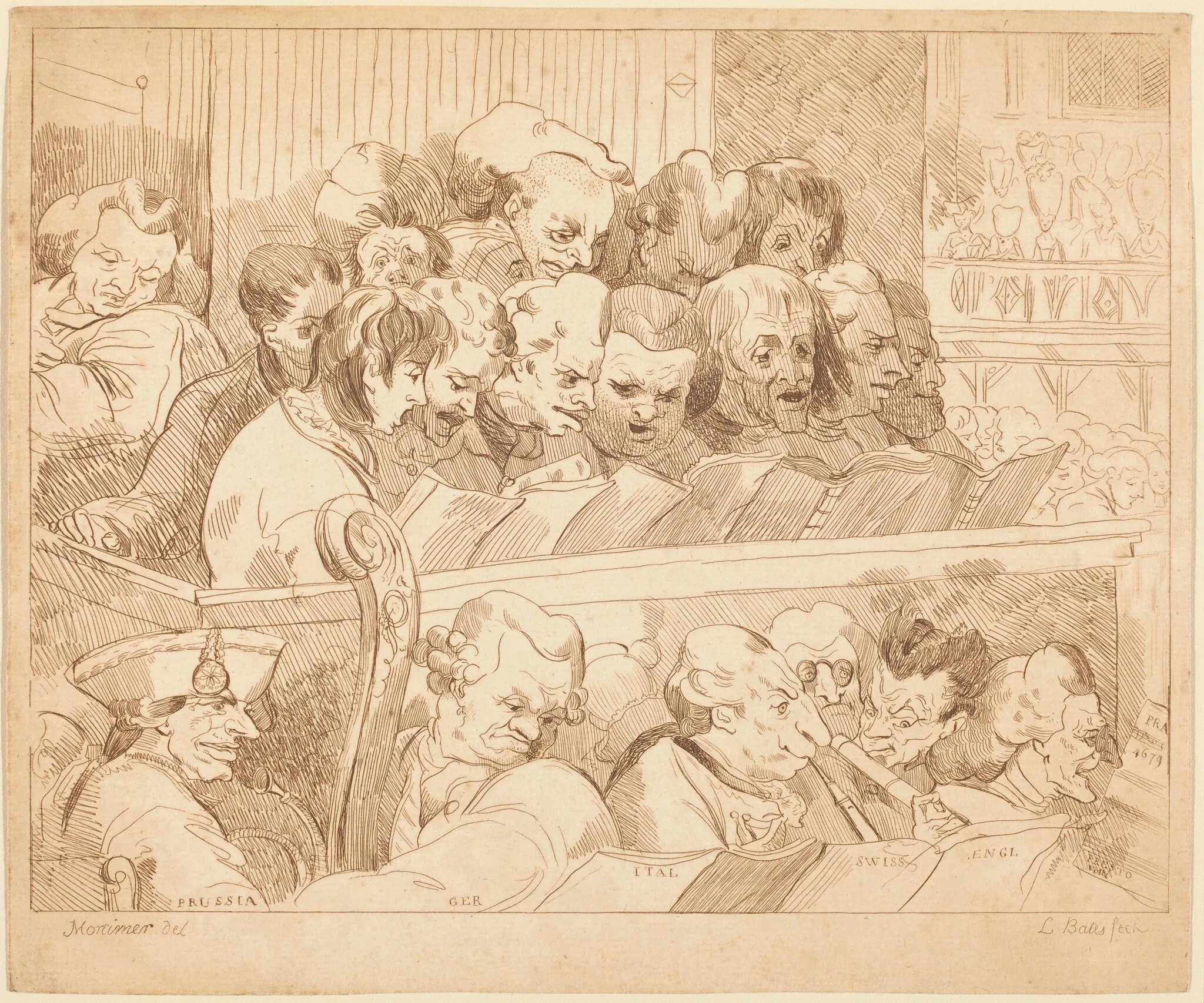 A Choral Band, detail
