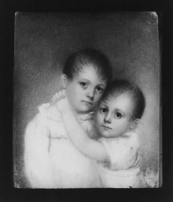 Anne Catherine Ward and John Ward, detail