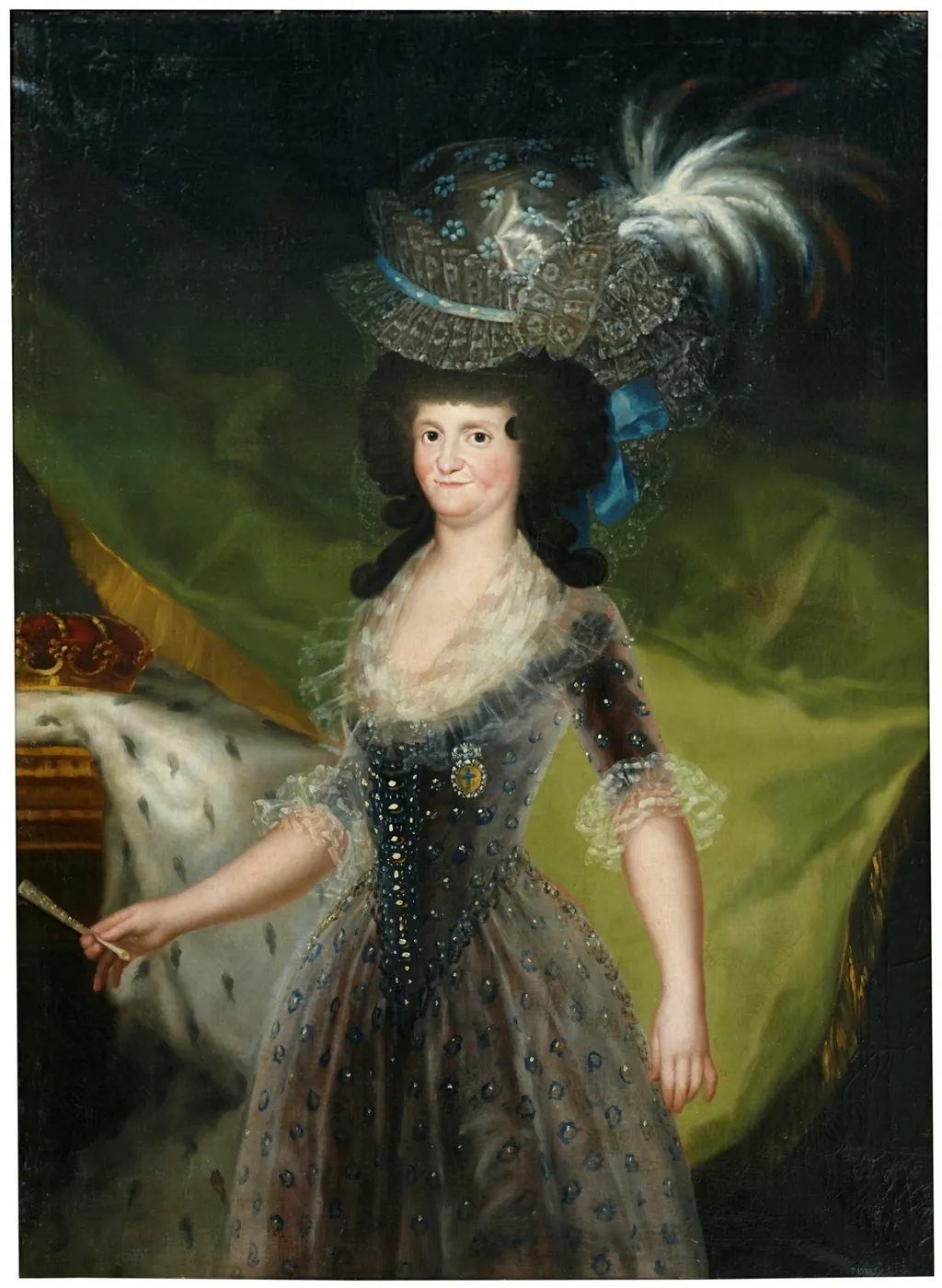 Maria Luisa of Parma, Queen of Spain, by Francisco Goya, oil, 1795