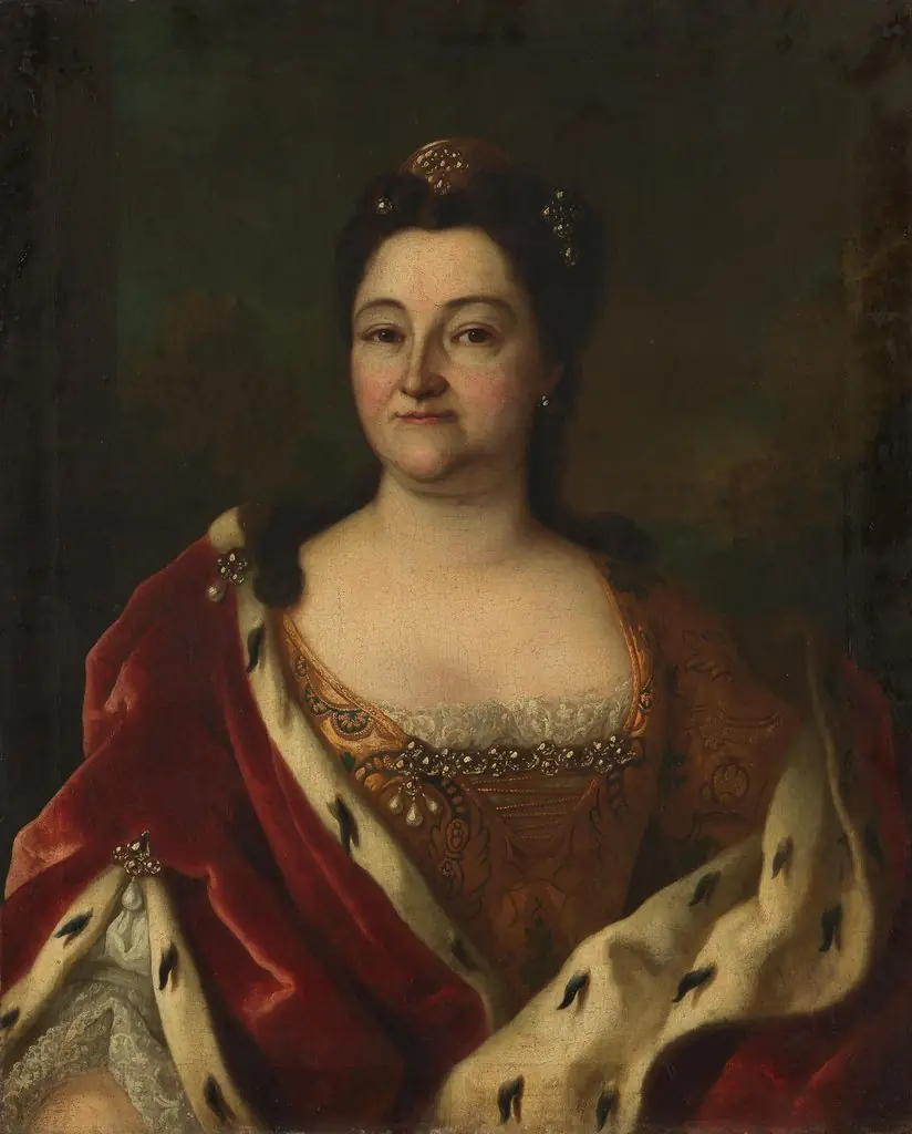 Louise von Waldeck-Pyrmont, by Henri Millot, oil, 1750