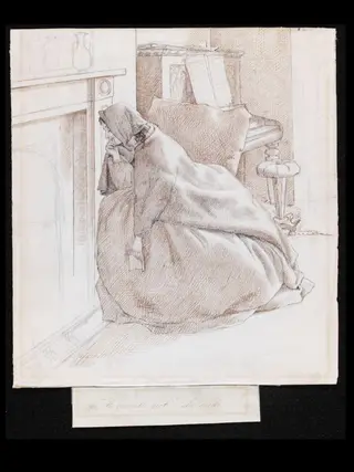 'He cometh not' she said, by Canziani, 1864