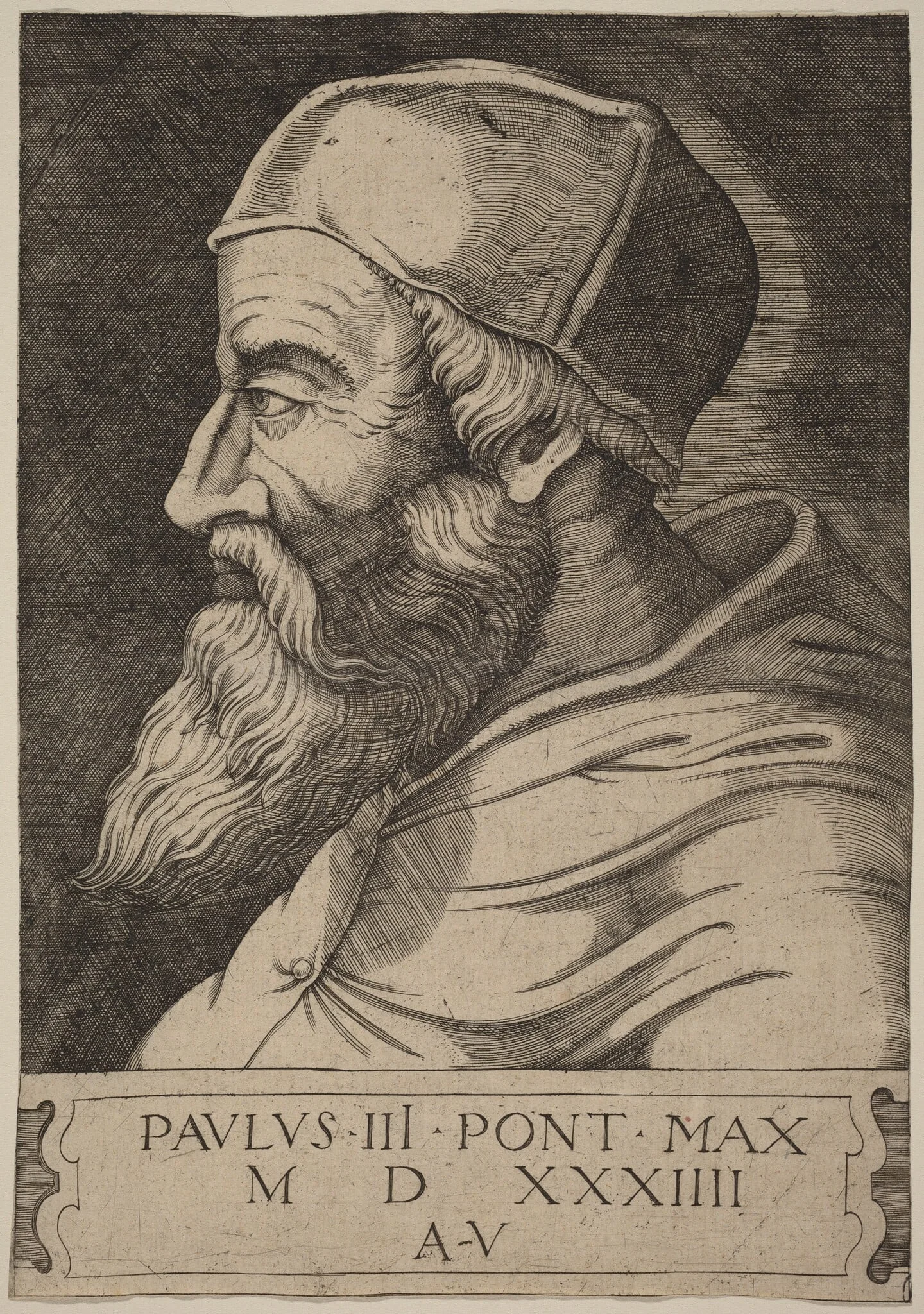 Pope Paul III, detail