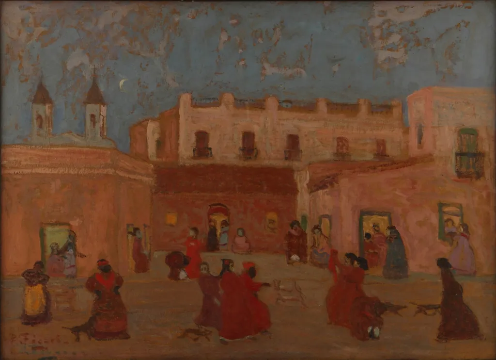 Barracks, by Pedro Figari, unspecified, 1923