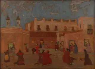 Barracks, by Pedro Figari, unspecified, 1923