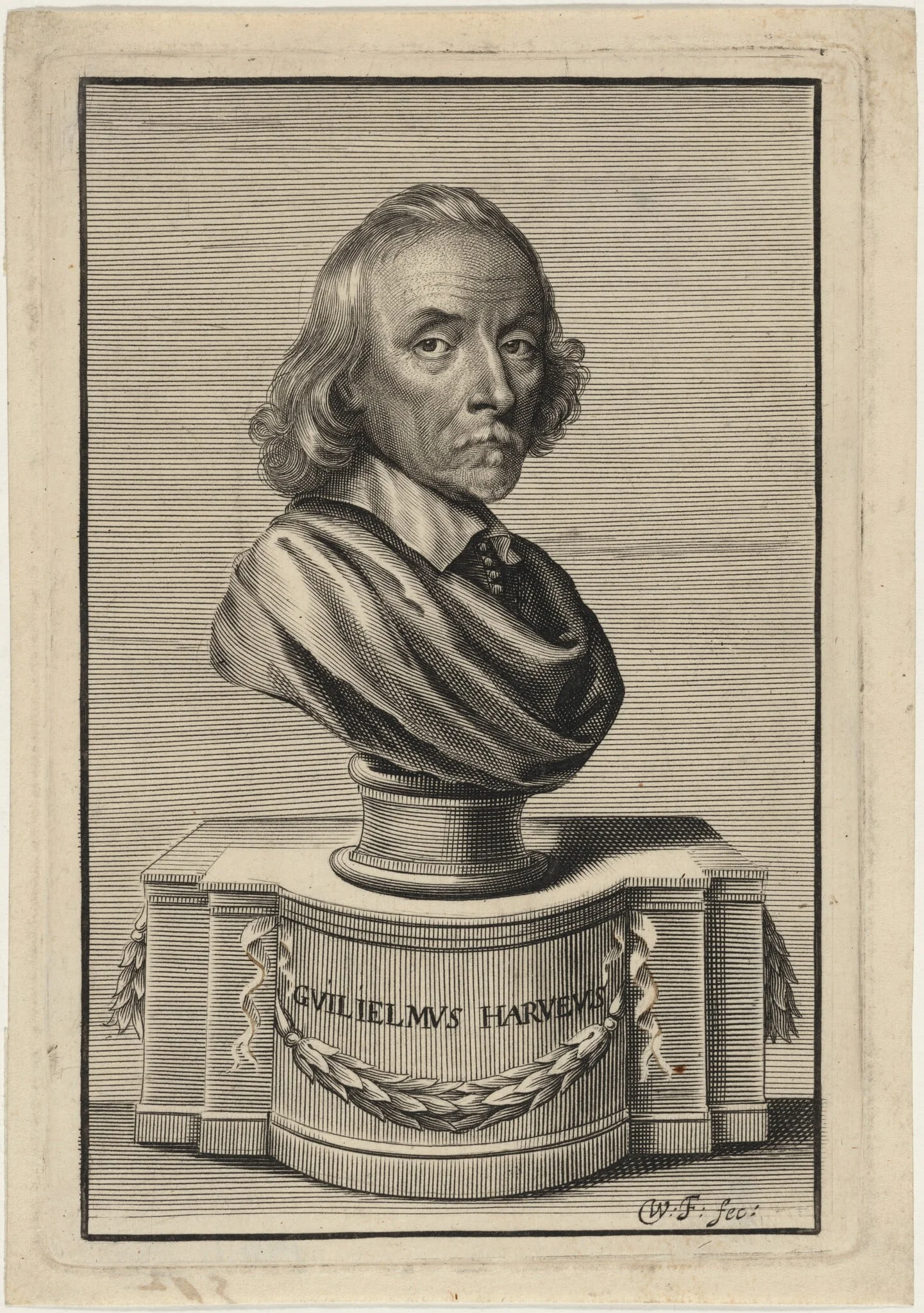 William Harvey, M.D., detail