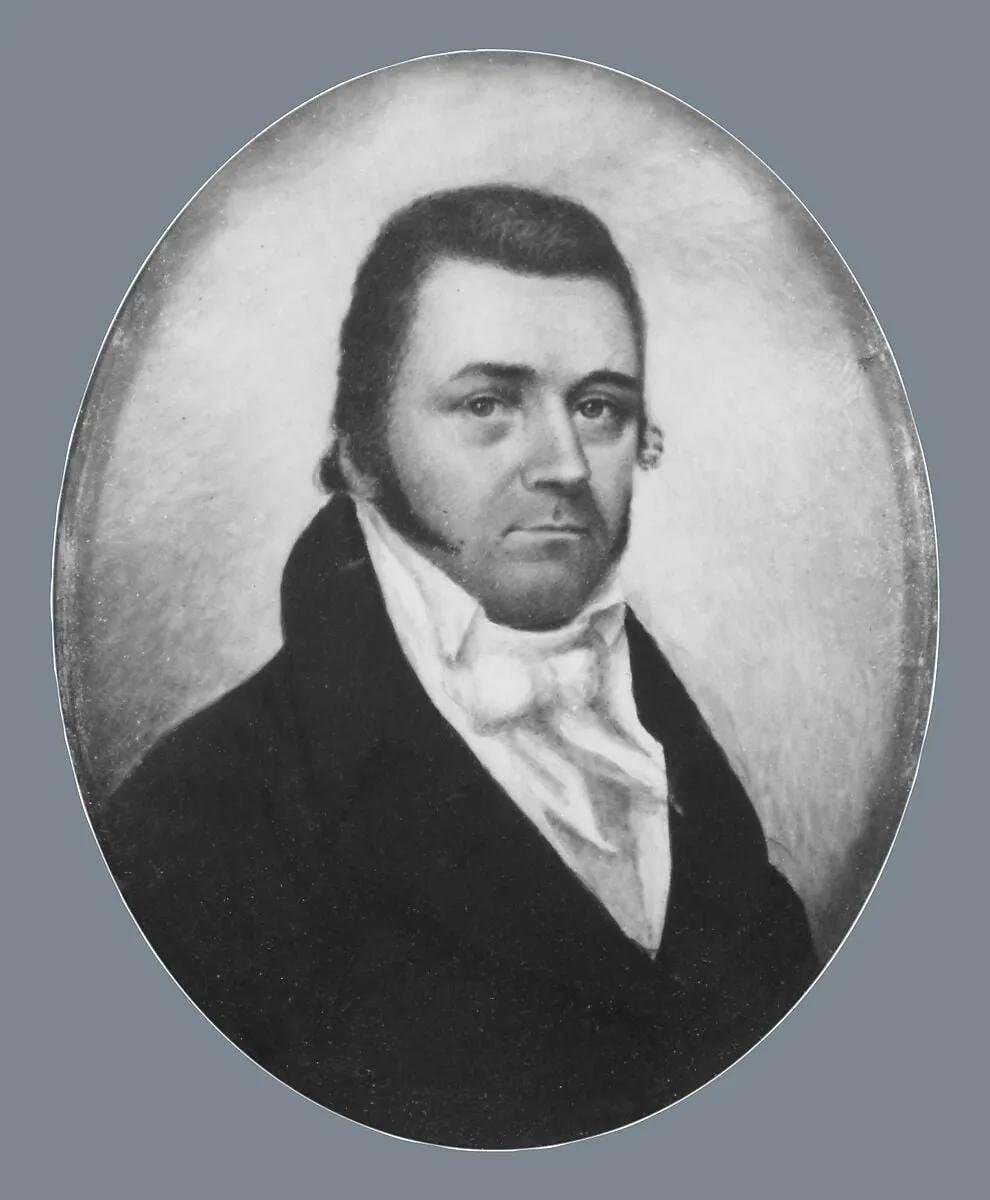 Ebenezer Slocum Burling, watercolor, 1815