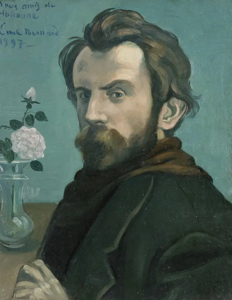 Self Portrait, by Émile Bernard, oil, 1899