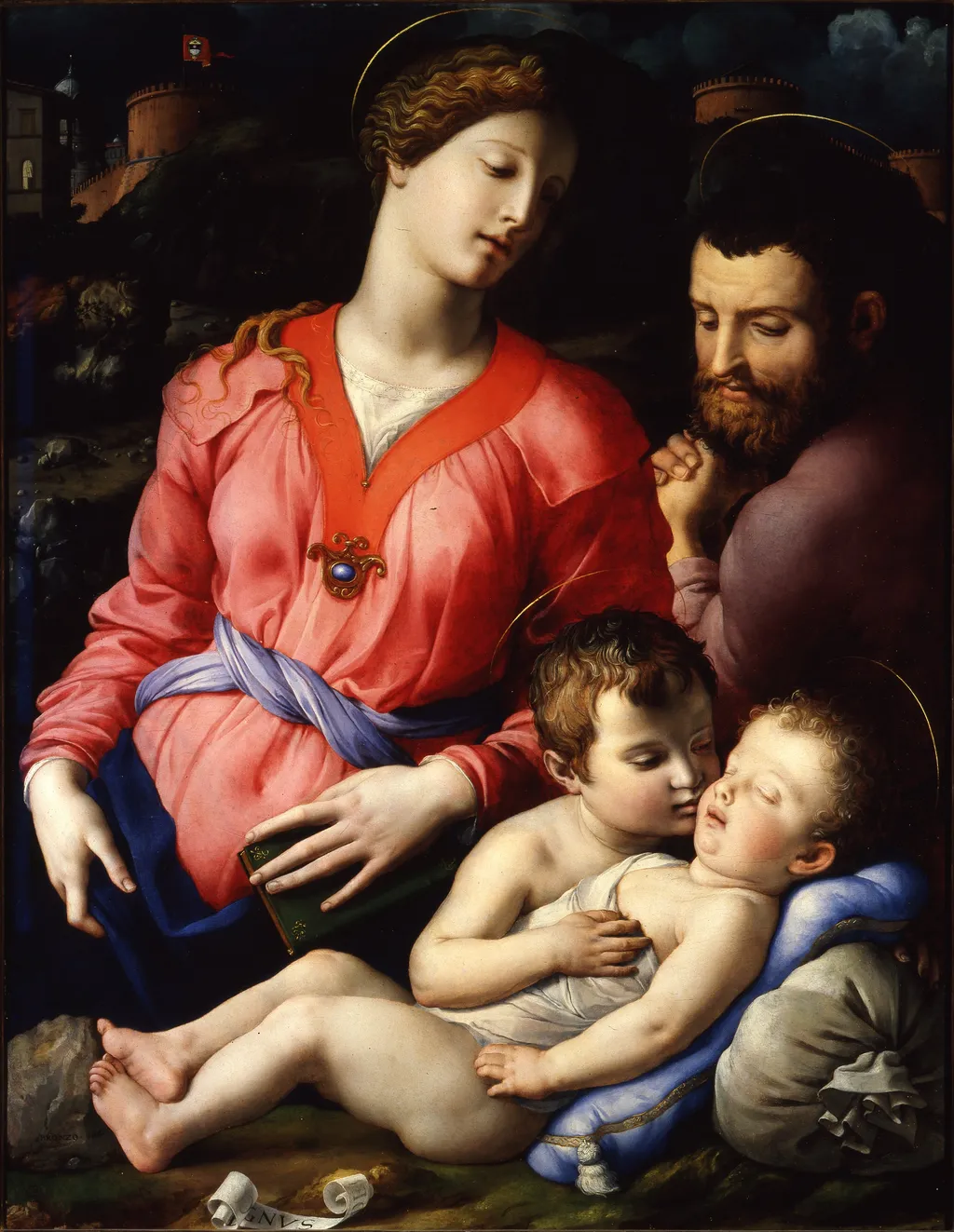 Panciatichi Holy Family, by Bronzino, oil, 1539