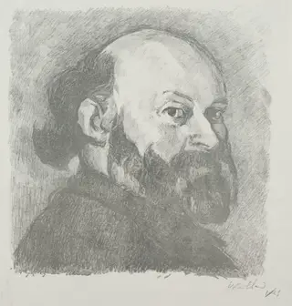 Paul Cézanne, by Édouard Vuillard, 1914