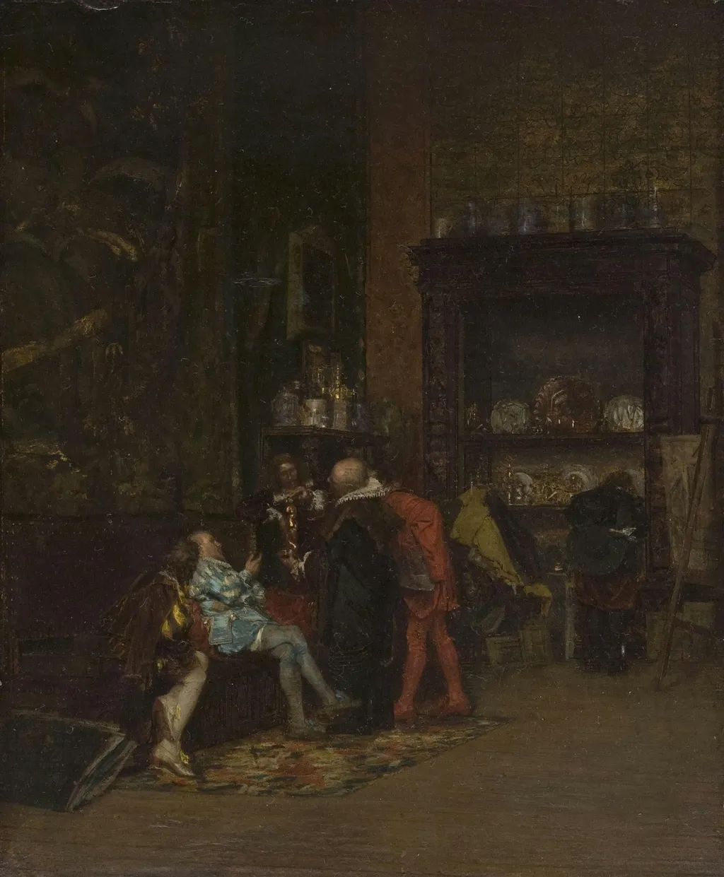 The Connoisseurs, by Giuseppe De Nittis, oil, 1869