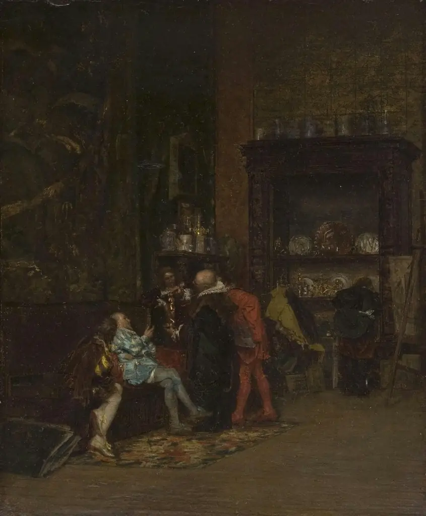 The Connoisseurs, by Giuseppe De Nittis, oil, 1869