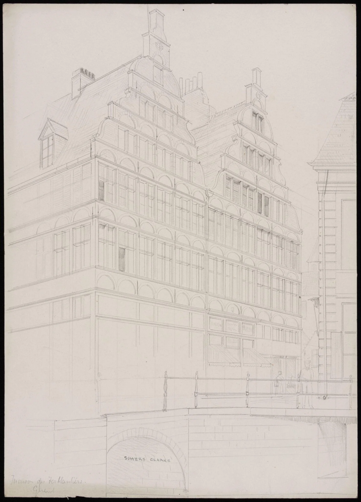 Maison des Ferblantiers, Ghent, detail