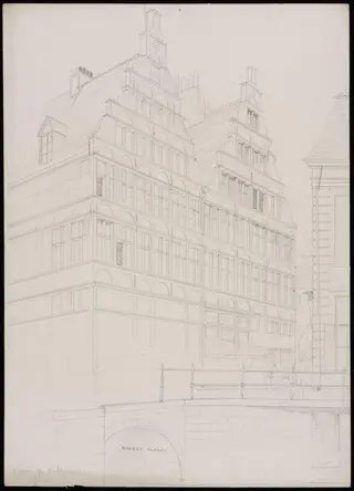 Maison des Ferblantiers, Ghent, by Somers Clarke, 1891