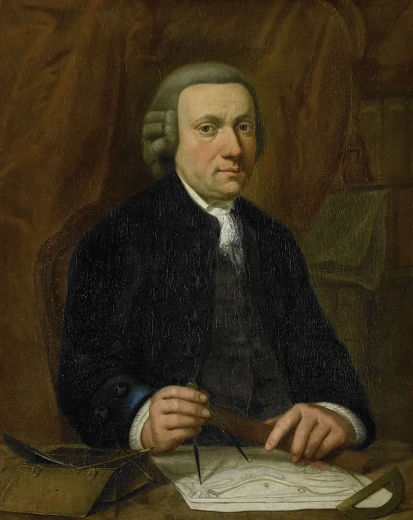 Portrait of Barend Goudriaan Ariesz., by Cornelis van Cuylenburgh, oil, 1788