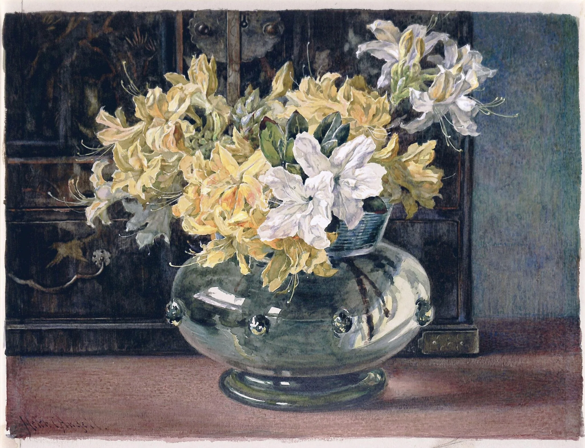 Azaleas, detail