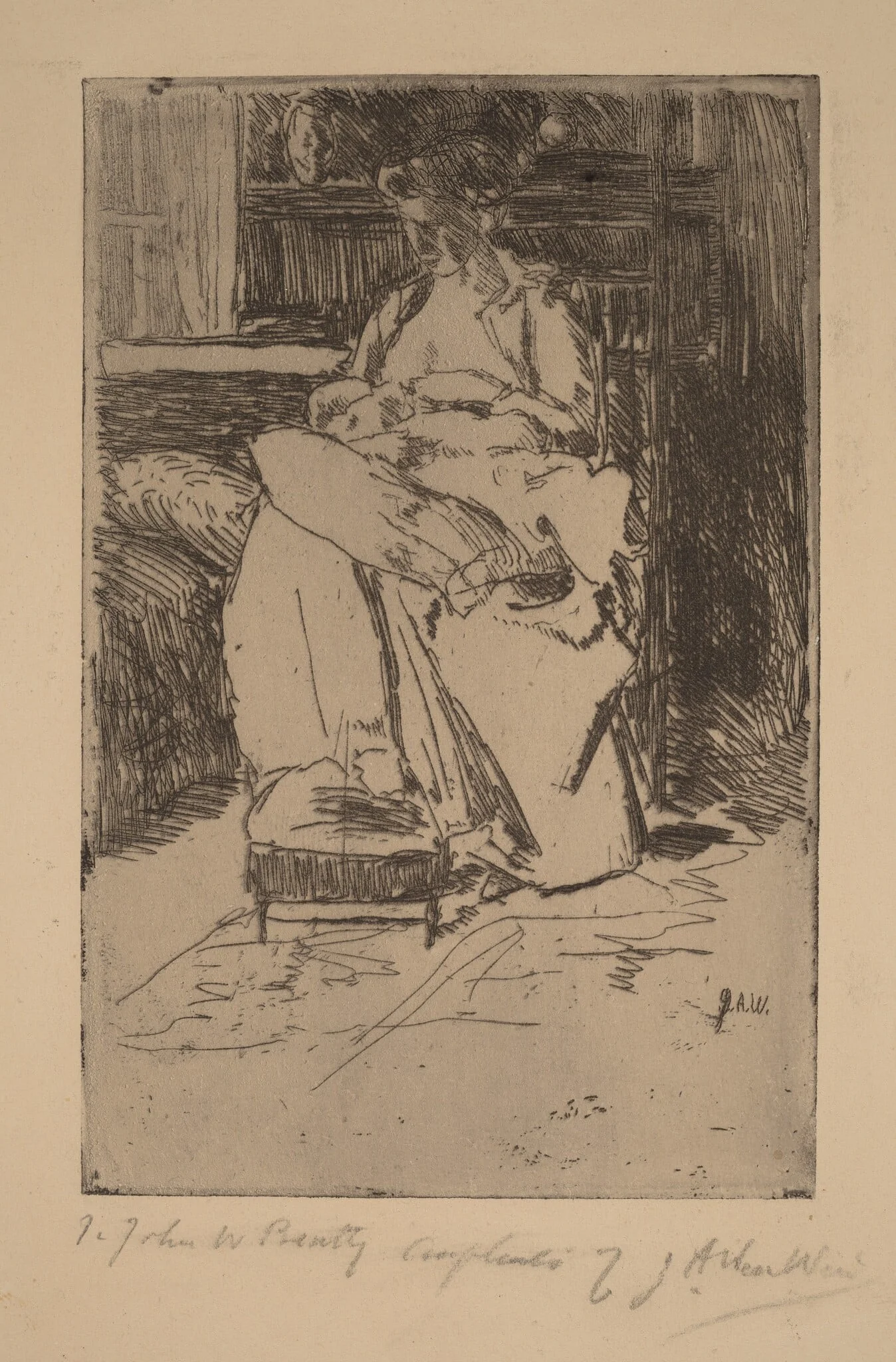Mother and Child, detail