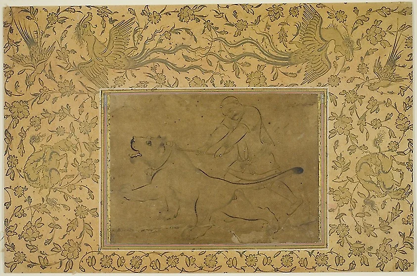 The Lion Tamer, detail