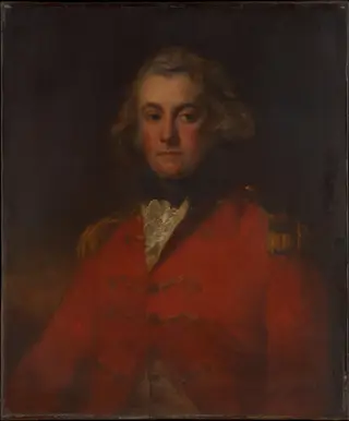 Major Thomas Pechell (1753–1826), by John Hoppner, oil, 1800