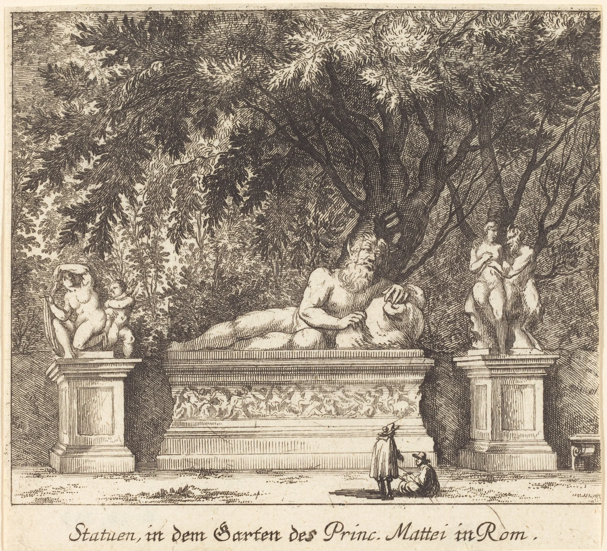 Gardens of Prince Mattei, Rome, detail
