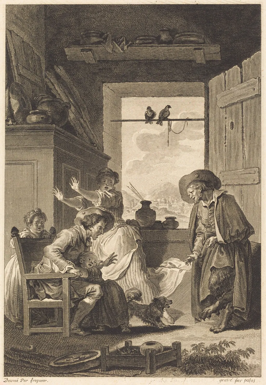 Belphegor, by Antoine-Jean Duclos, ink, 1794