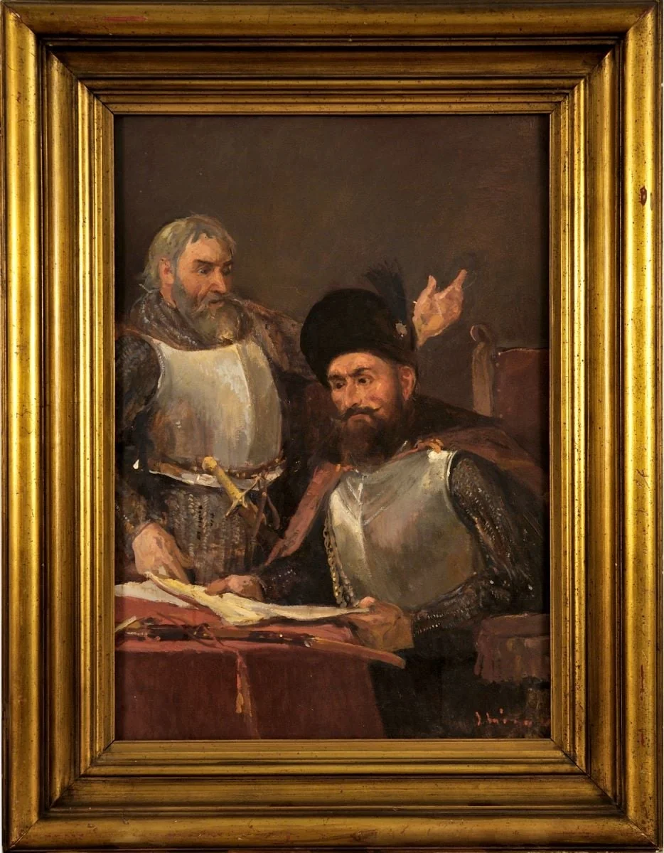Mihai Viteazul și Preda Buzescu, detail