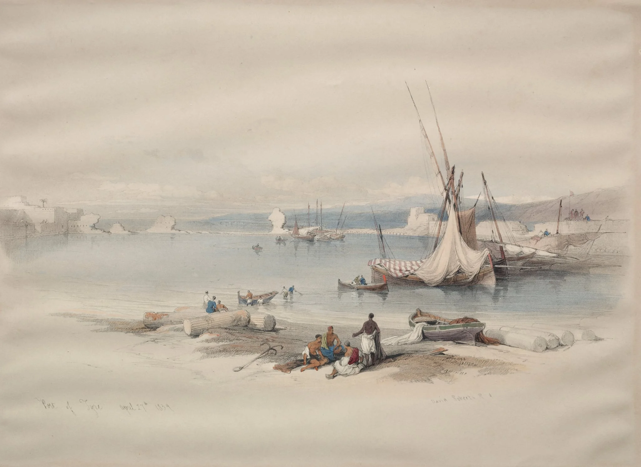 Port of Tyre, detail