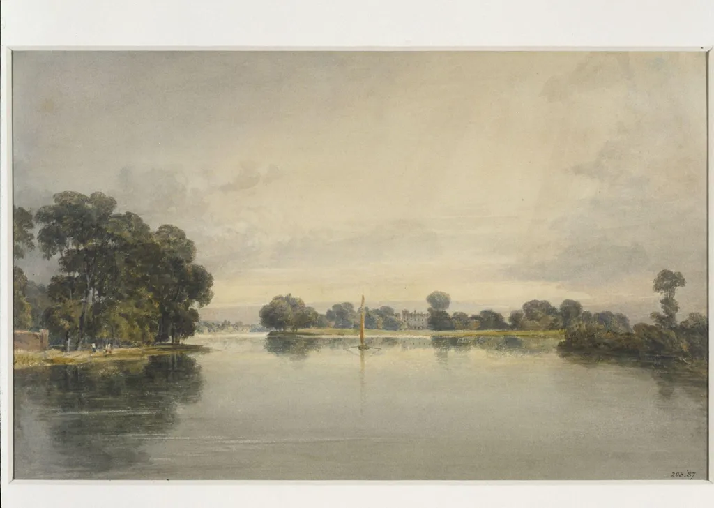 On the Thames, by Turner, watercolor, 1804