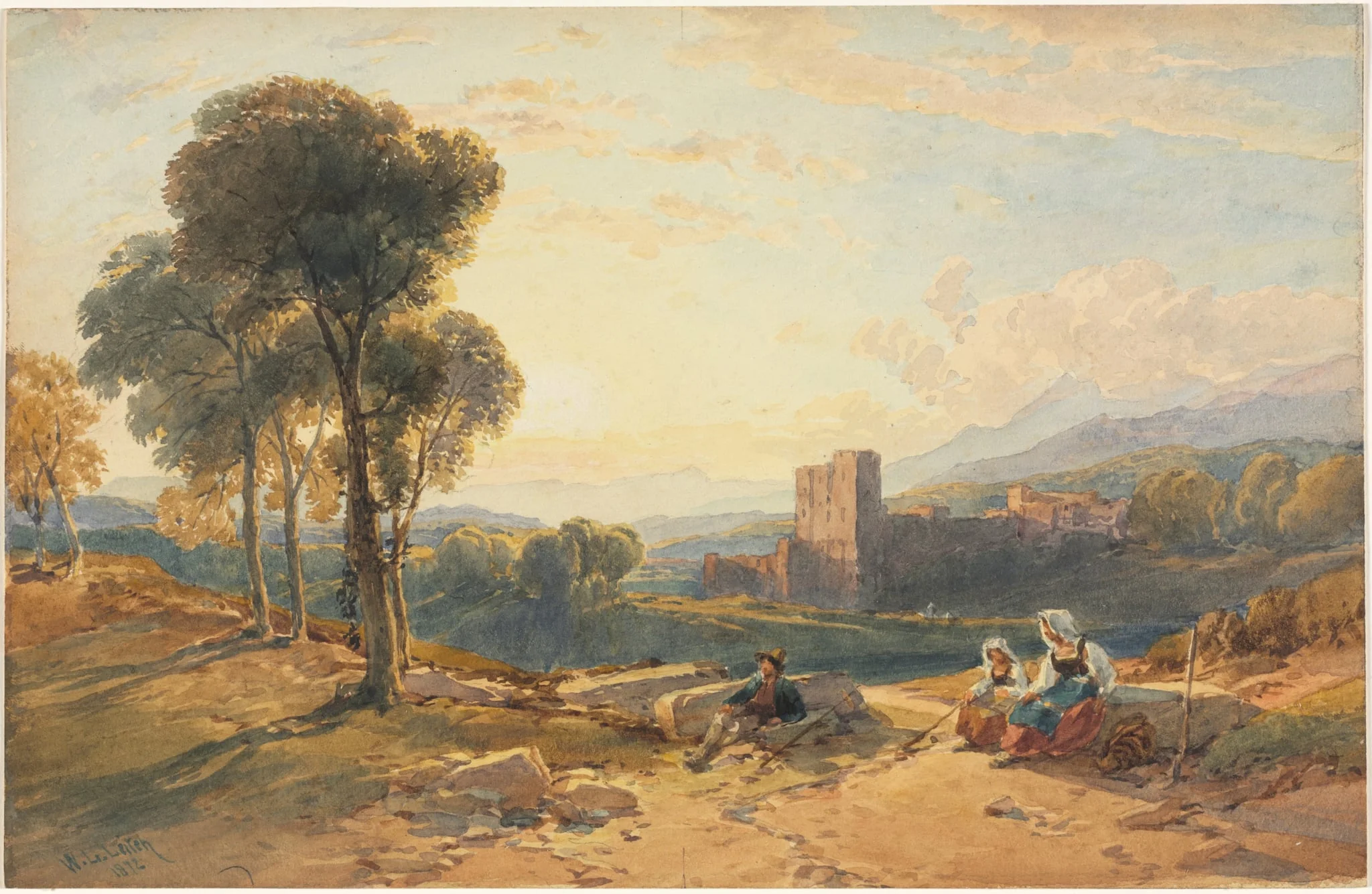 Landscape, Italy, detail