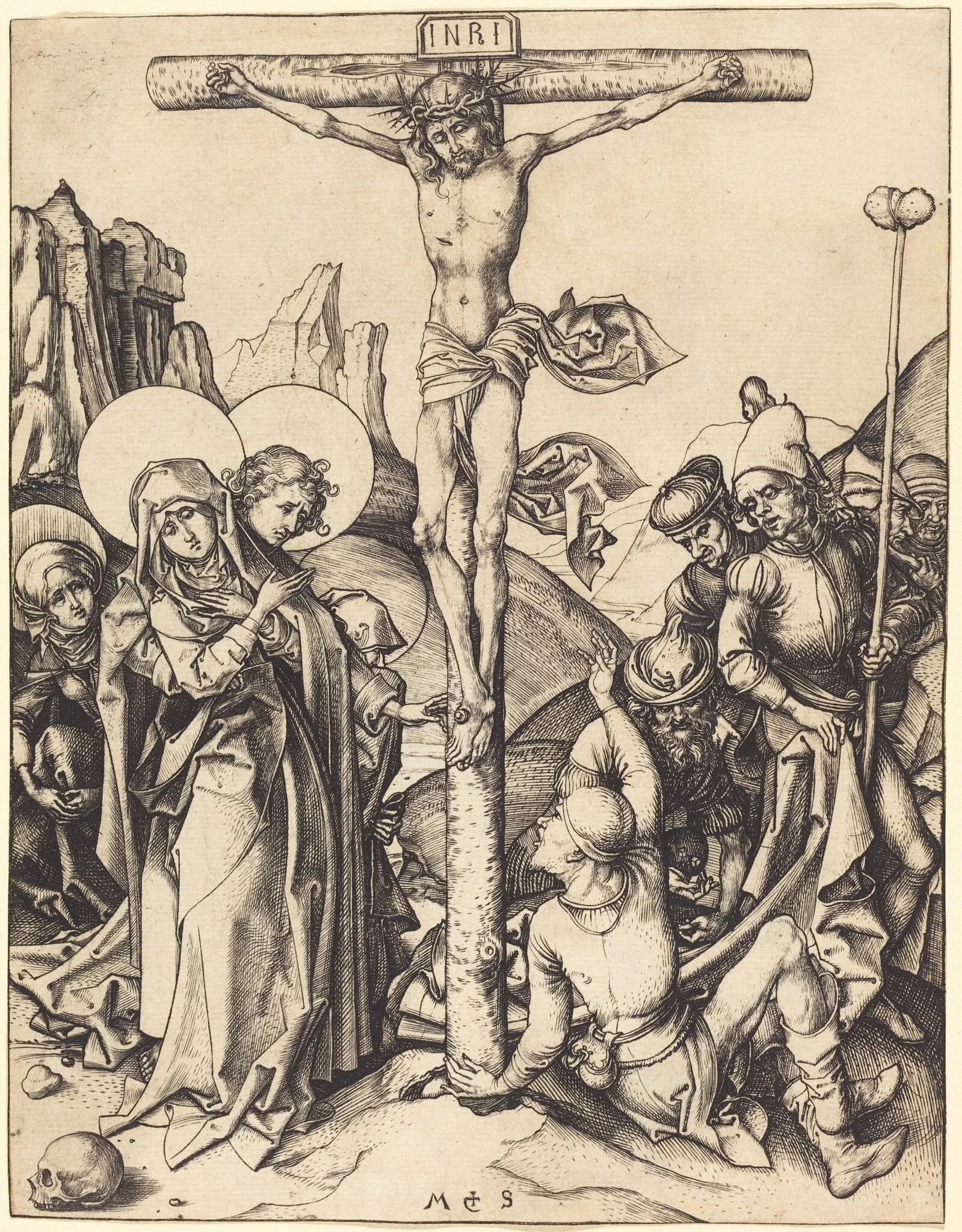 The Crucifixion, detail