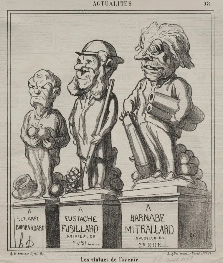 Statues of the future, detail