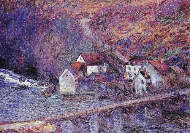 The bridge of Vervy, detail