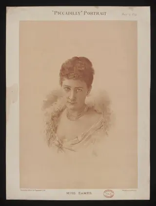 Miss Eames, by Day & Son Vincent Brooks, 1891