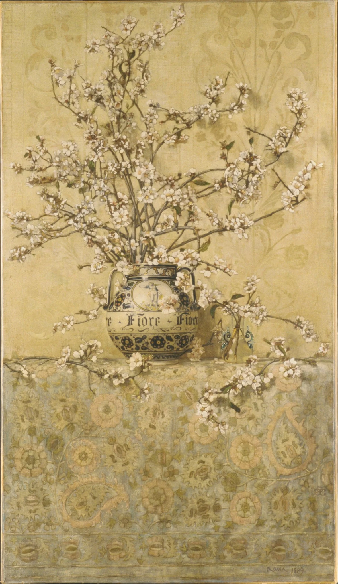Apple Blossoms, detail