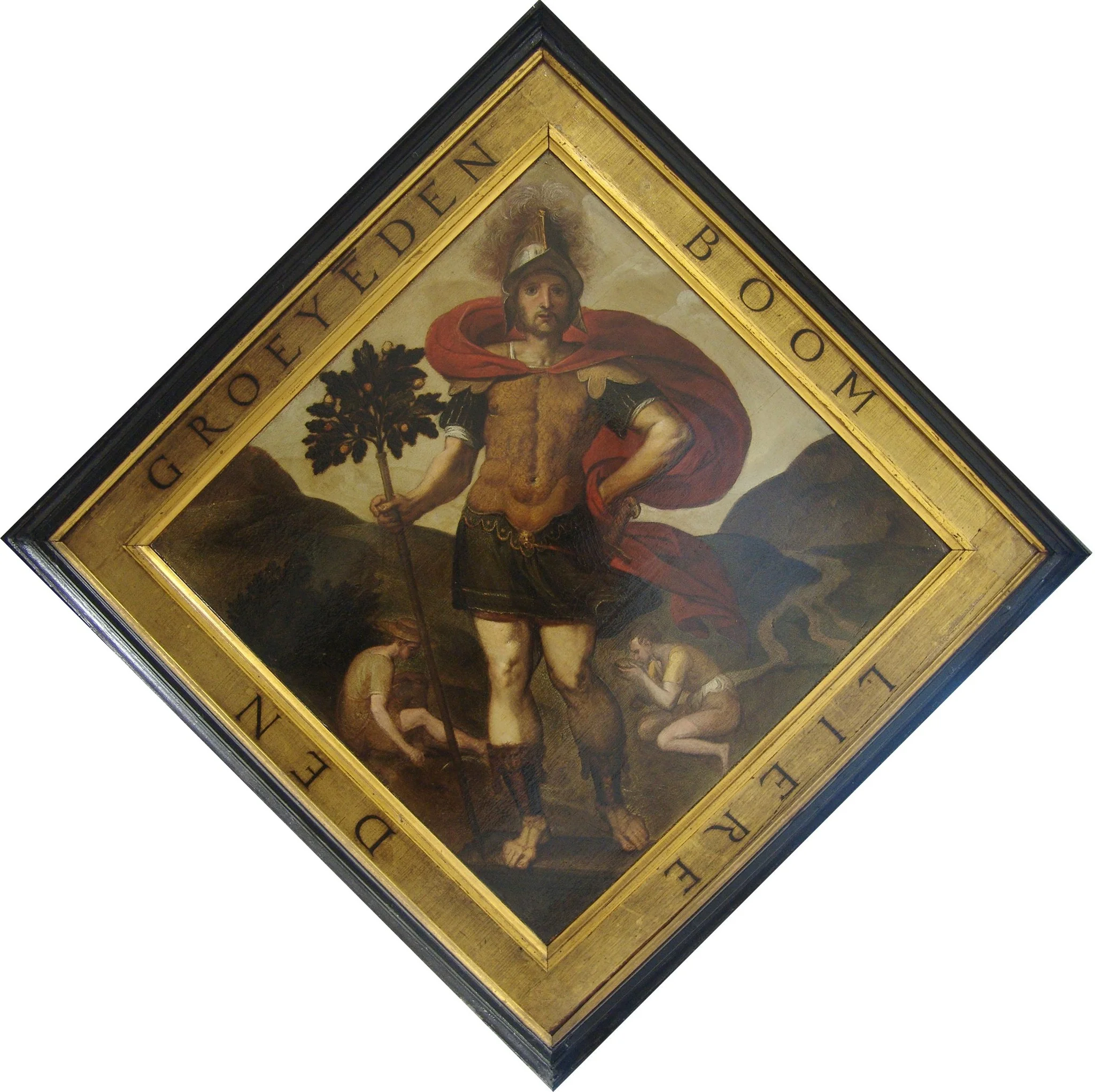 Blazon of the Chamber of Rhetoric "The Growing Tree" in Lier, detail