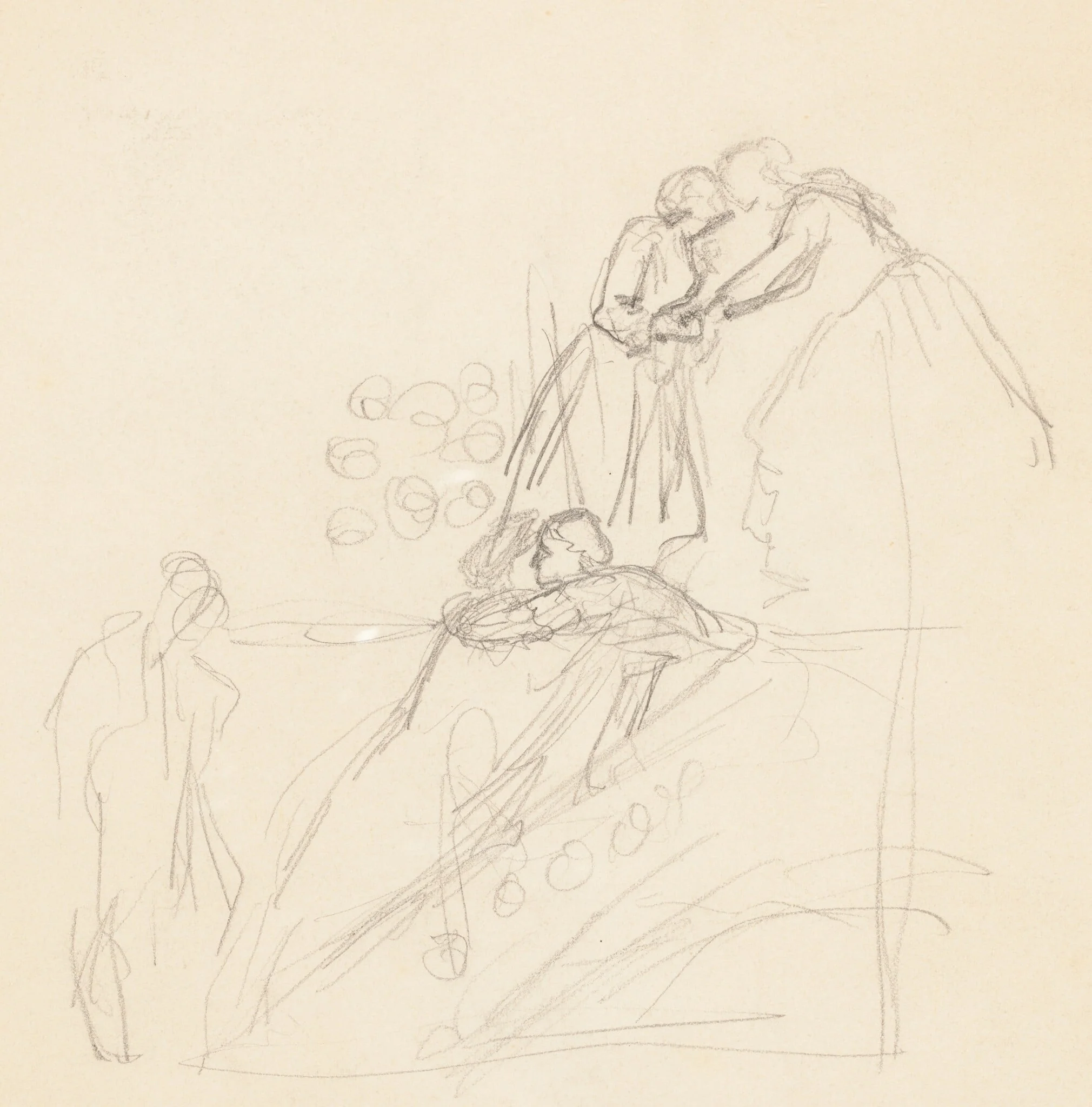 Figure Studies [verso], detail