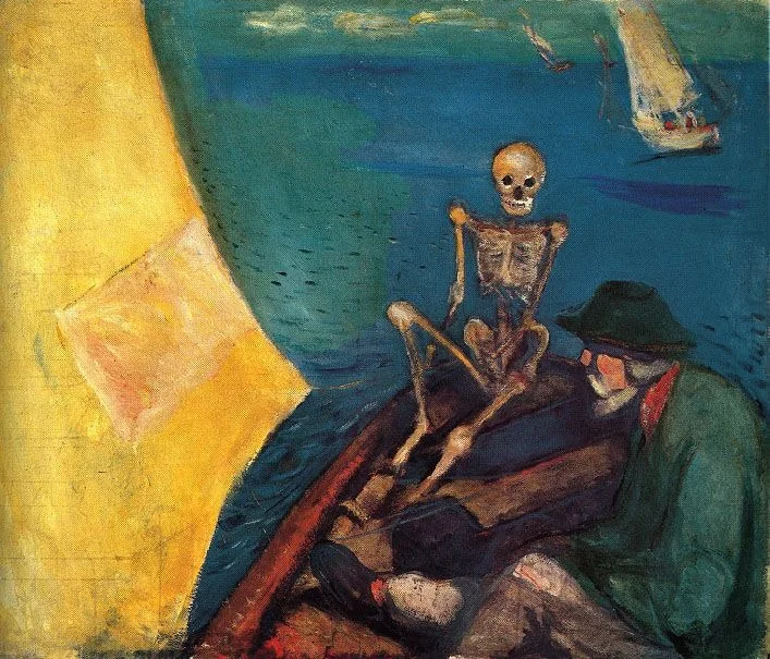 Death at the Helm, detail