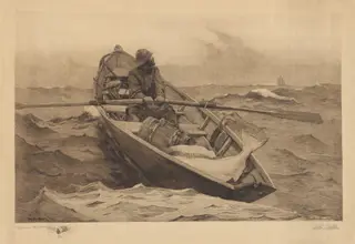 Fog Warning, by Hamilton Hamilton, ink, 1887