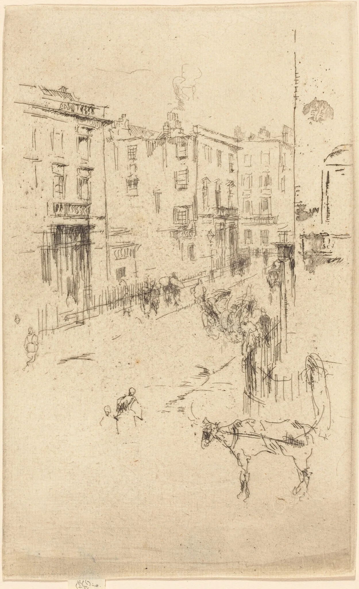 Alderney Street, detail