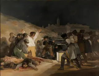 The Third of May 1808, by Francisco de Goya, oil, 1814