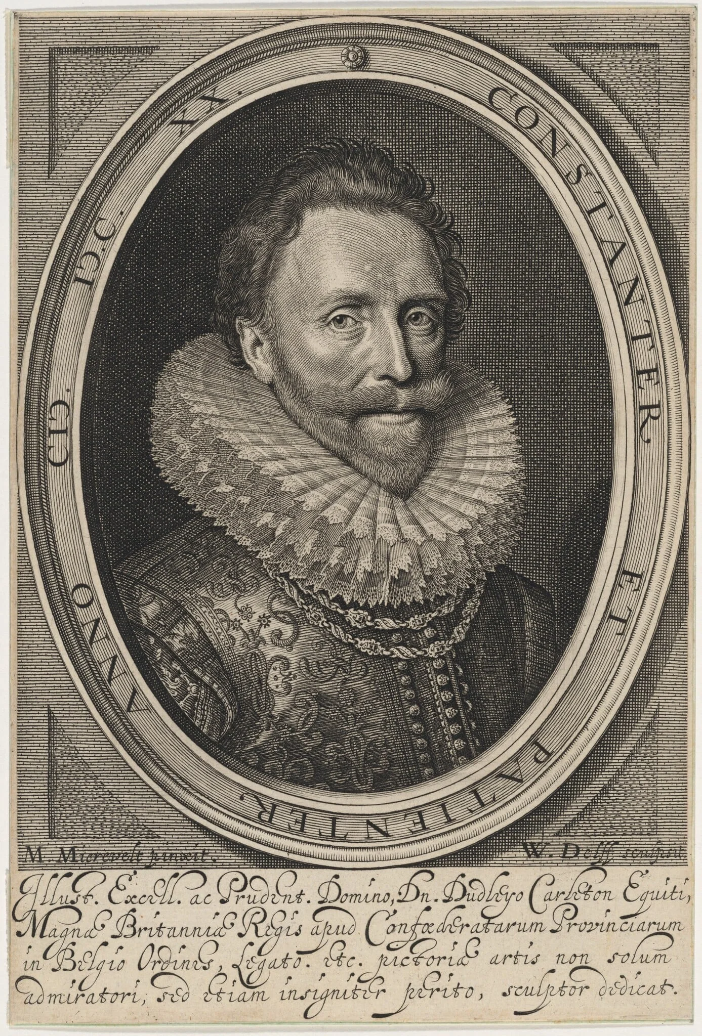 Sir Dudley Carleton, Viscount Dorchester, detail