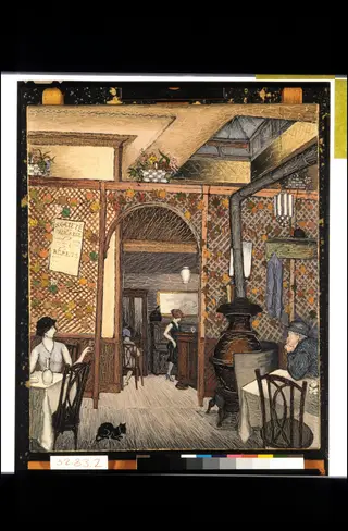Speakeasy, by Glenn O. Coleman, oil, 1931