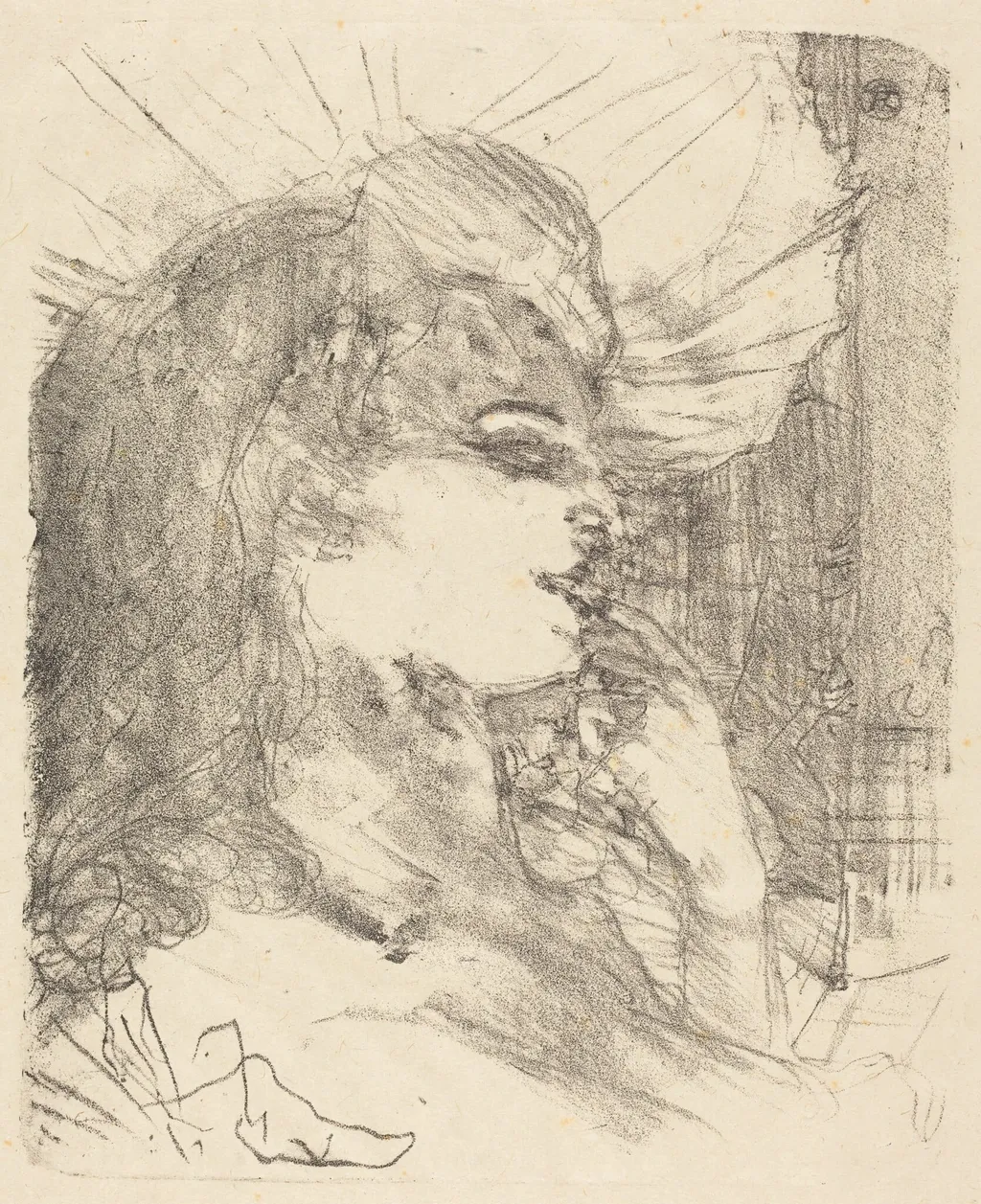 Anna Held, by Henri de Toulouse-Lautrec, ink, 1896