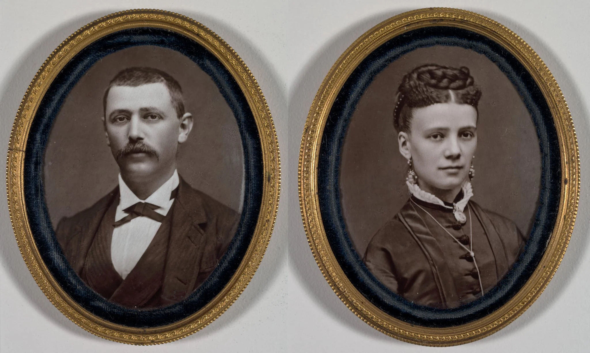 Untitled (Pair of Portraits), detail