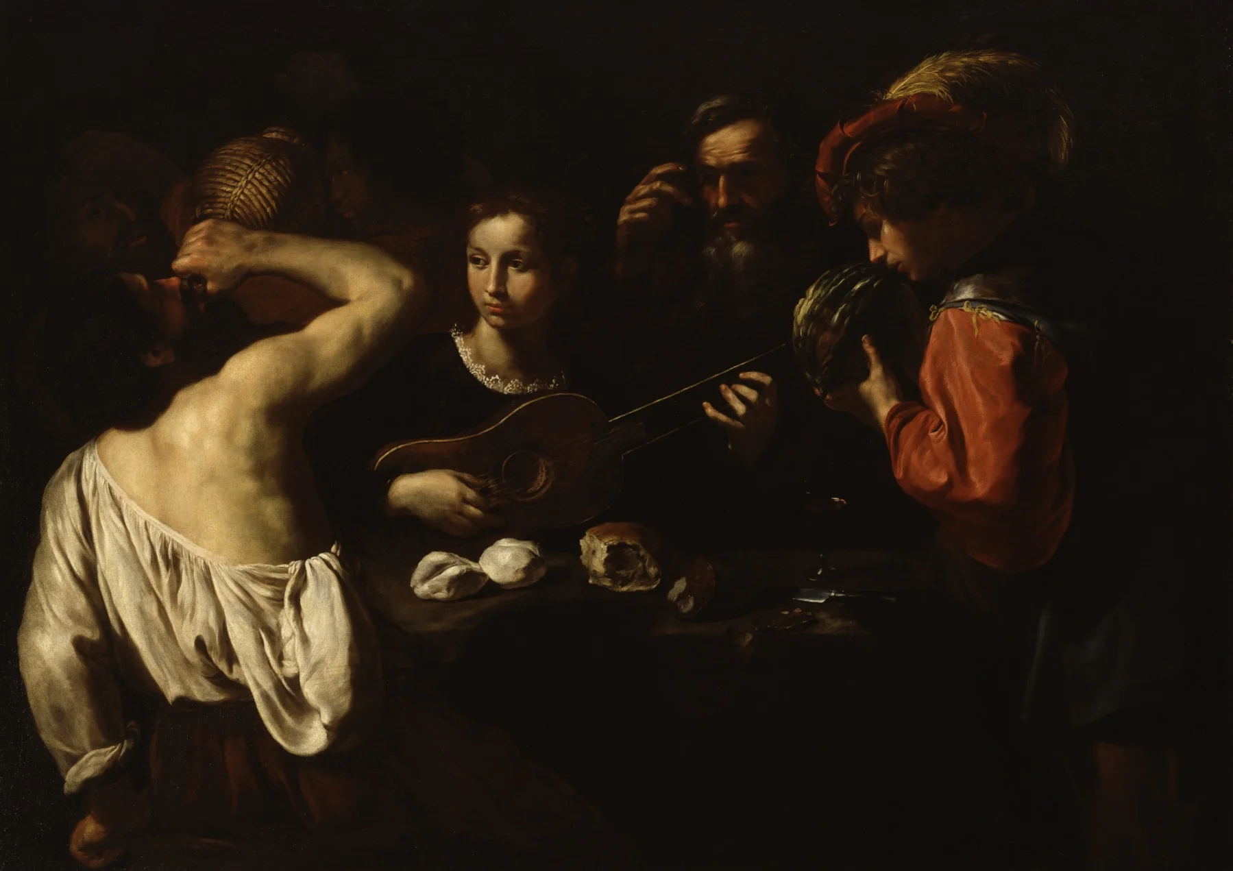 Allegory of the Five Senses, detail