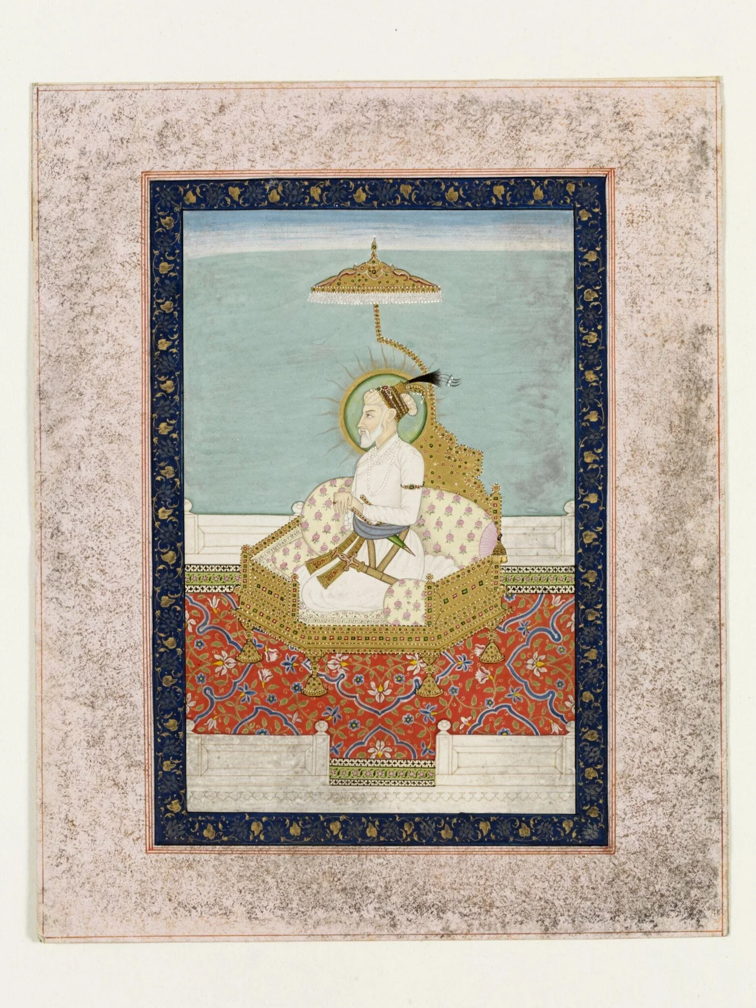 Aurangzeb, detail
