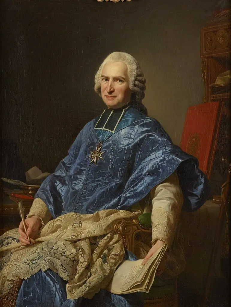 Portrait of Joseph Marie Terray, by Alexander Roslin, oil, 1774