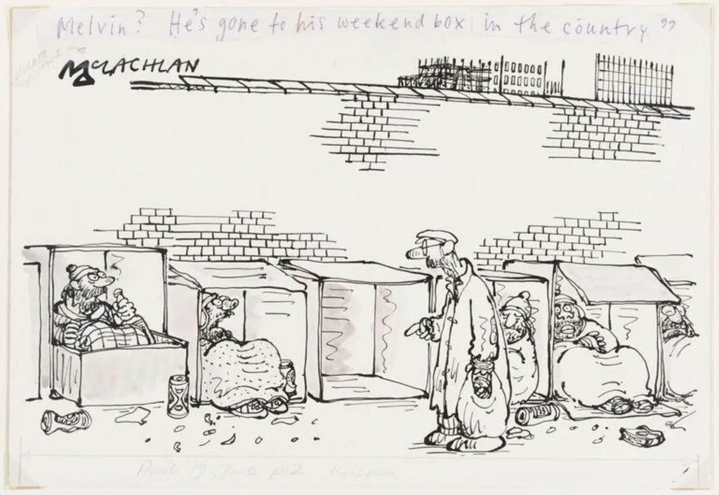 Drawing - 'Weekend Box', by Ed McLachlan
