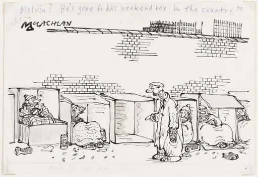 Drawing - 'Weekend Box', by Ed McLachlan