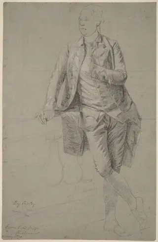 A Gentleman, by John Singleton Copley, graphite, 1778